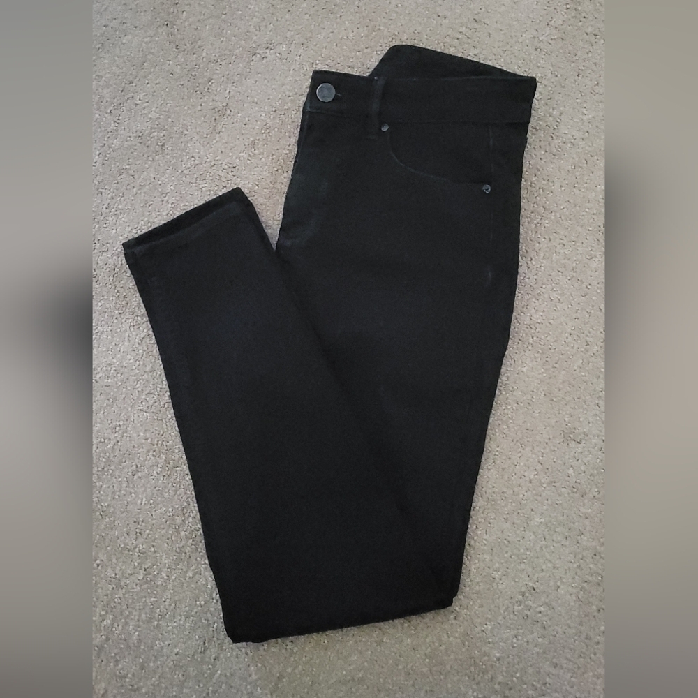 White House Black Market Black High Rise Skinny Ankle Women's Jeans